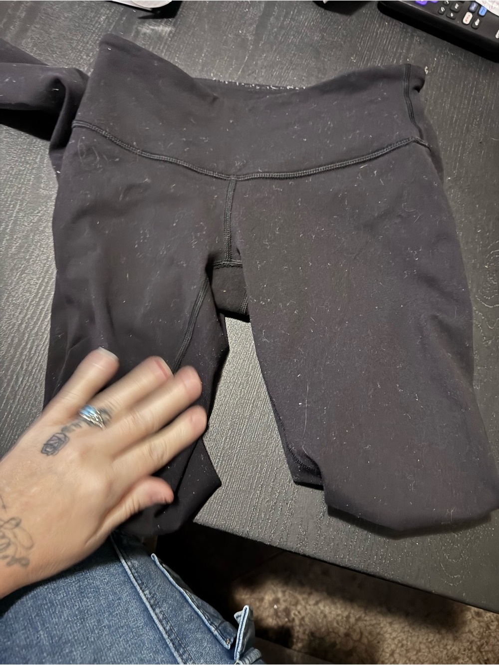 Black Lululemon full length